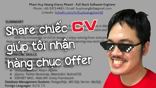 Chiếc CV này đã giúp mình nhận Vài Chục Offer và có Job Ngon screenshot 3