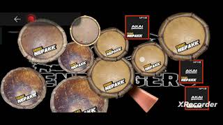 ORANG YG SALAH (LUVIA BAND) kendang android real drum