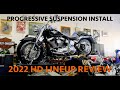 2022 Harley Line Up Review and Progressive Suspension Install