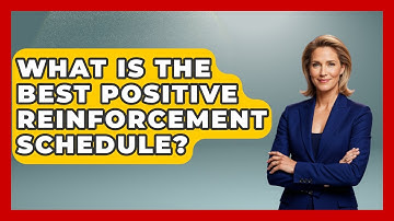 What Is The Best Positive Reinforcement Schedule? - Better Family Relationships