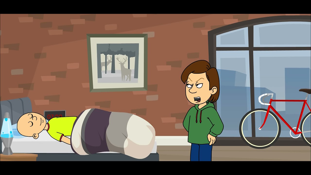Caillou fights Miss Martin Suspended and Grounded - YouTube