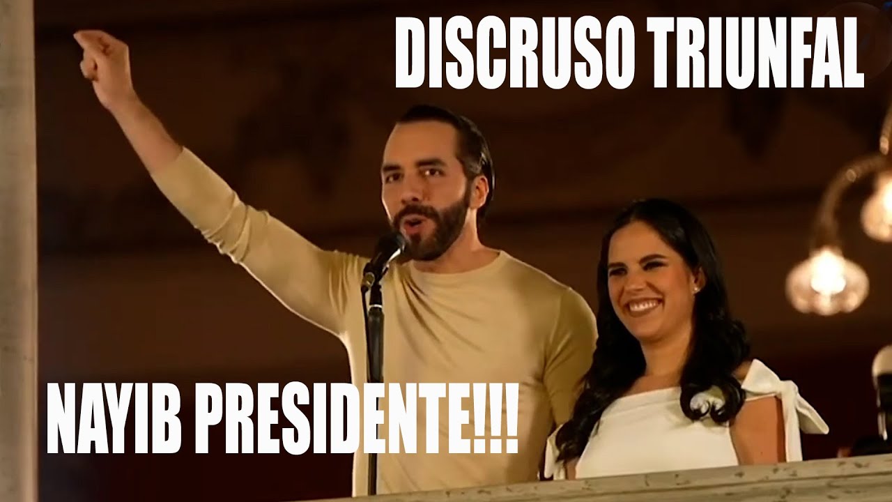 NAYIB BUKELE Celebra su TRIUNFO con el Pueblo Salvadoreño PROMETE