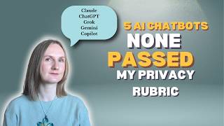 Claude vs ChatGPT vs Gemini vs Copilot vs Grok: The Privacy Scorecard #privacybydesign