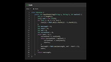 1208 Get Equal Substrings Within Budget