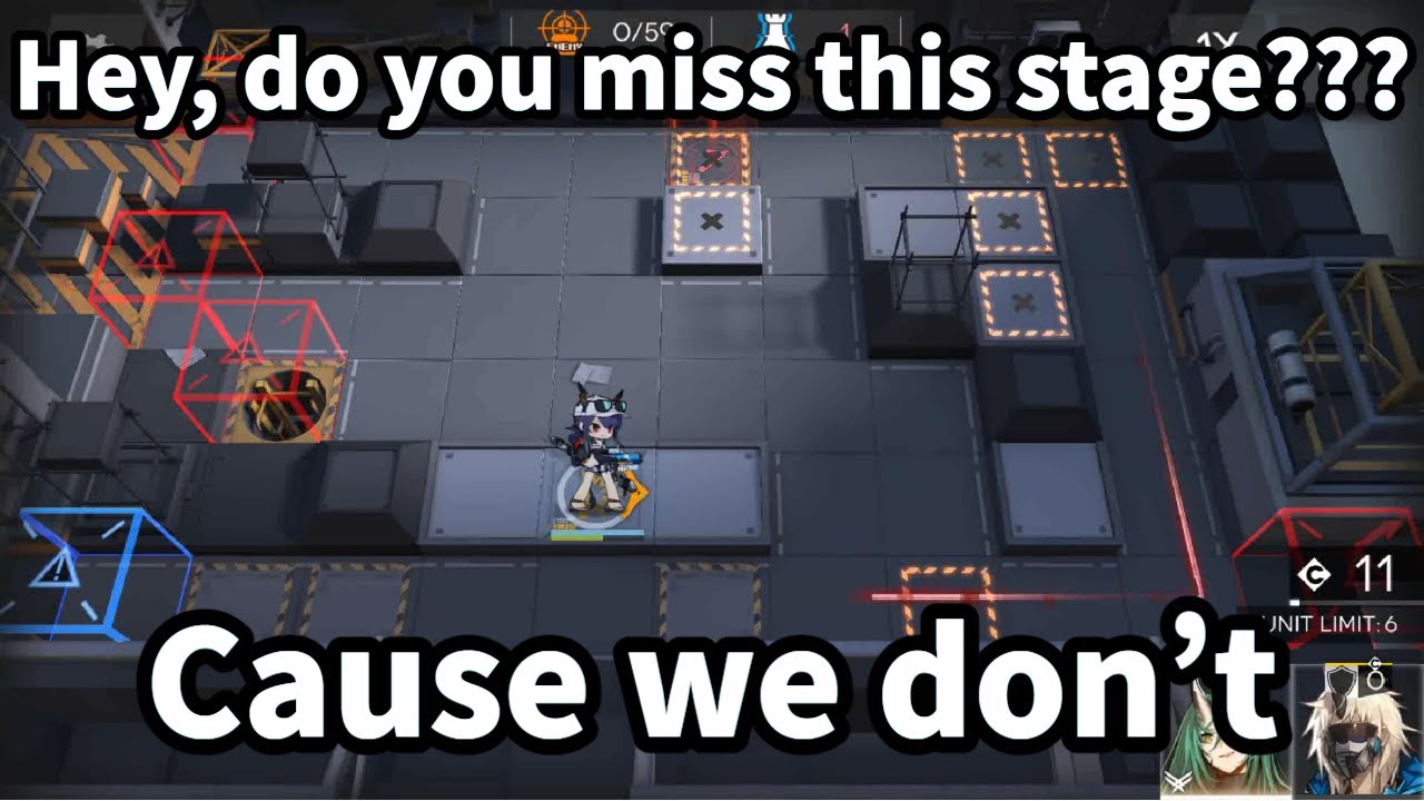 [Arknights WIP] What if we bring back the old CC Beta stage? Let's have some 'nostalgic' 🅵🆄🅽