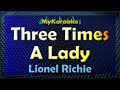 Three times a lady  karaoke version in the style of lionel richie the commodores