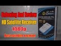 Unboxing HD satellite mini dish receiver Full HD Receiver 1080p