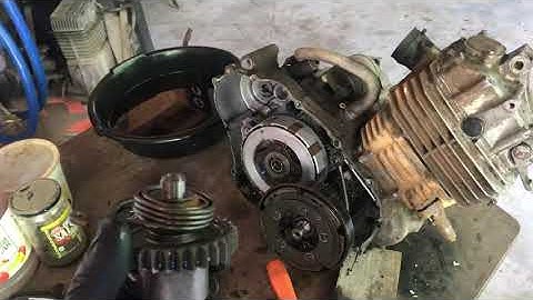 Fourtrax 300 kickstart gear/shaft installation