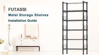 How to Install FUTASSI Metal Storage Shelves？