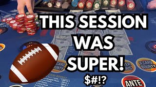3 CARD POKER in LAS VEGAS! THIS SESSION WAS SUPER! ??