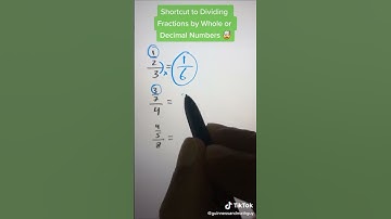 047 Shortcut to Dividing Fractions by Whole or Decimal Numbers