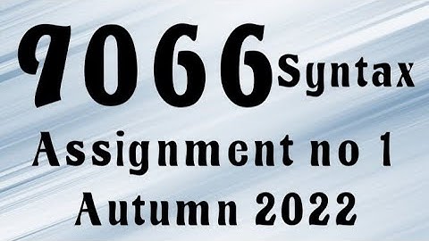 AIOU Code 9066 Solved Assignment No.1 Autumn 2022 #aiou #aiousolveassignments