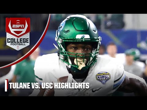 Cotton Bowl: Tulane Green Wave vs. USC Trojans | Full Game Highlights