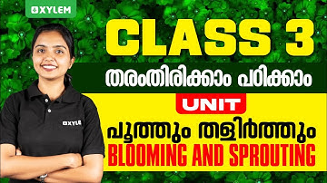 Class 3 - തരംതിരിക്കാം പഠിക്കാം Unit: പൂത്തും തളിർത്തും / Blooming and Sprouting | Xylem Class 3