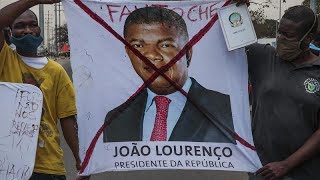 Protestos contra desemprego marcam aniversário da presidência de Angola screenshot 3