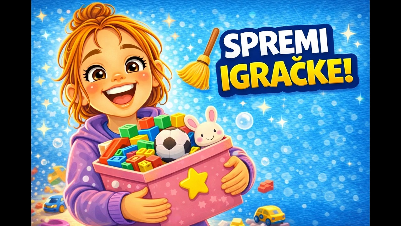 Sredjivanje sobe može biti zabavno!🧸| Edukativna pesma o sredjivanju sobe |Dečije Pesmice| Epizoda 3