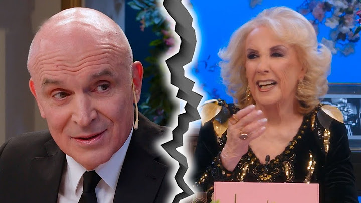 "Are you DEAF?": Mirtha Baffled José Luis Espert with her question.