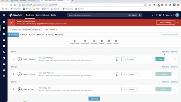 Add a person into a cadence in SalesLoft from Intercom