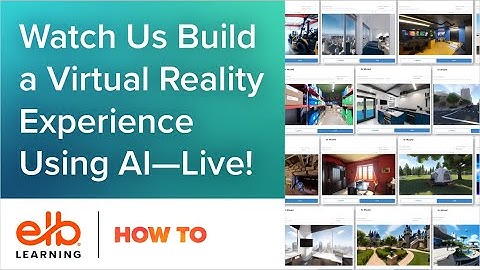 Watch Us Build a Virtual Reality Experience Using AI—Live!