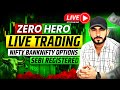 Expiry Hero Zero Trade Nifty SENSEX | Live Trading | Banknifty Analysis | 20-Jan | #livetrading