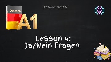 German Language Lessons for Beginners | Ja/Nein Fragen| Yes/No Questions in German