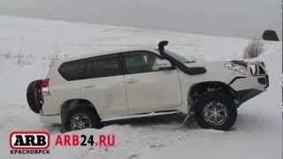 ARB 24 Land Cruiser Prado 150 ARB vs ATV Квадроцикл пытаются выбраться на дорогу