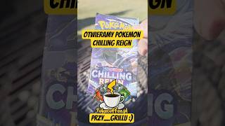 Otwarcie boosterka Pokemon Chilling Reign przy 166 kawce  #pokemoncards #pokemontcg #kartypokemon