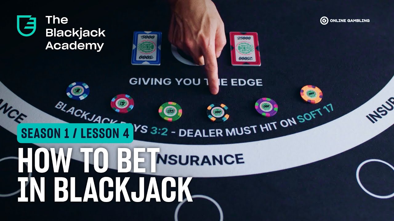 How to bet in Blackjack (S1L4 The Blackjack Academy) YouTube