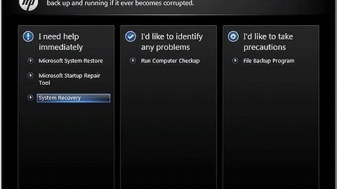 How to restore HP Pavilion dv7 to factory default