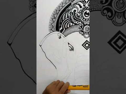 Ganesha's portrait/ Timelapse