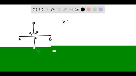 If A B and C D intersect at point O, and ∠A O C=∠B O C, explain w…
