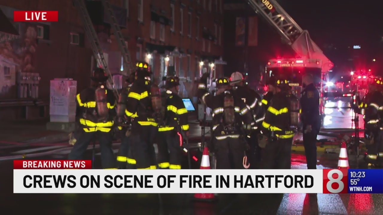 Crews responding to structure fire on Hudson Street in Hartford - YouTube