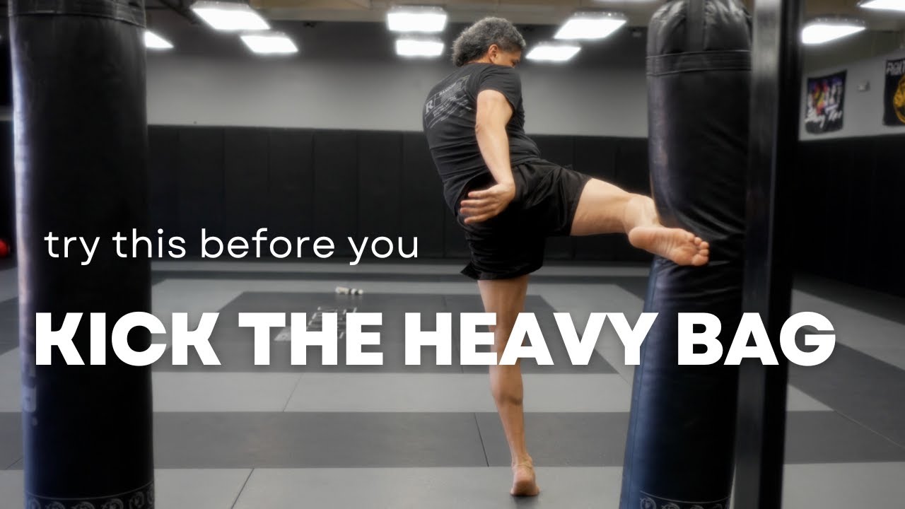 Сделайте это, прежде чем пинать тяжелую грушу