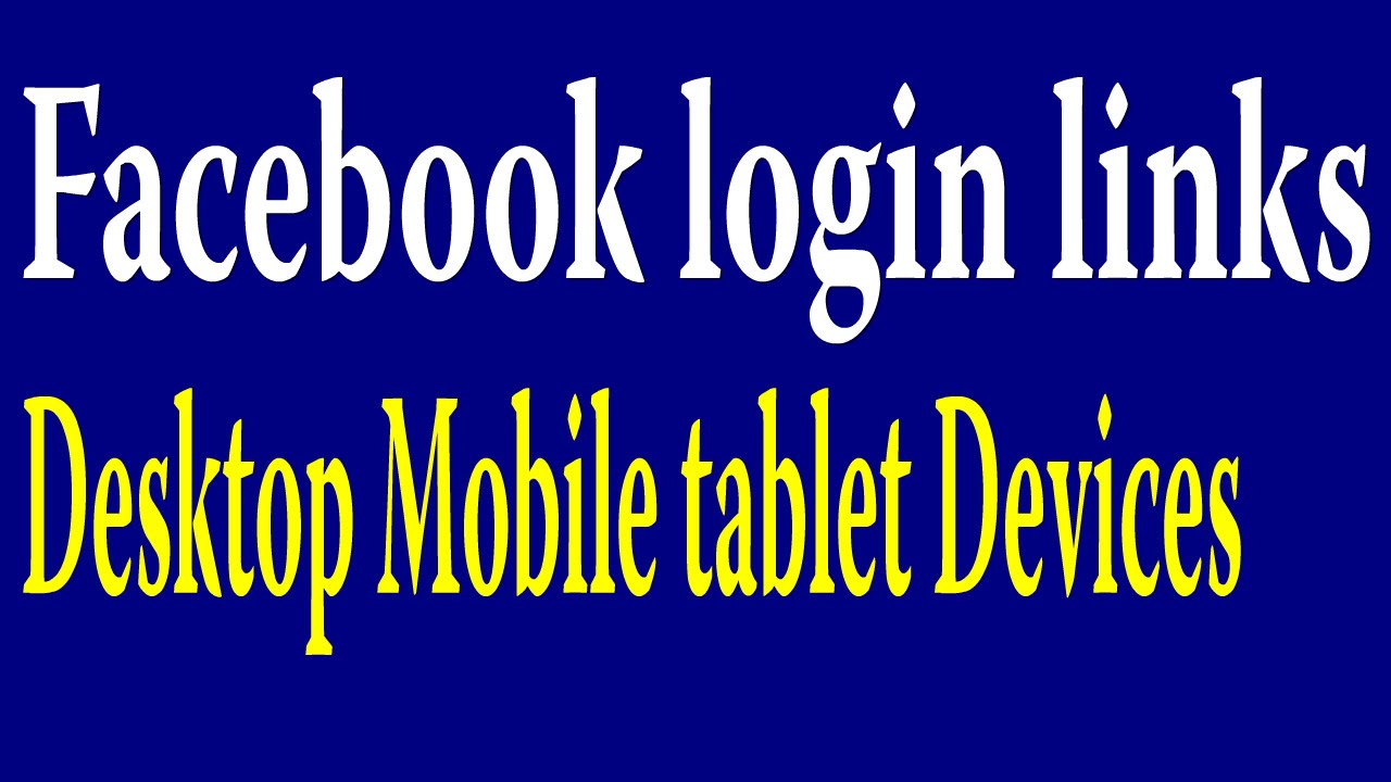 Desktop com login www facebook Get Facebook