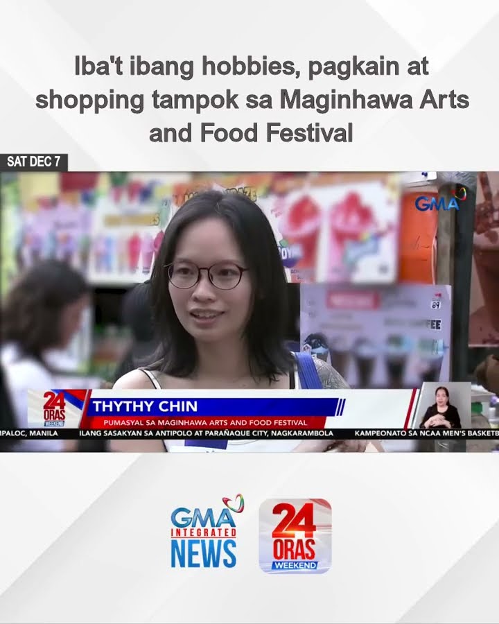 Iba't ibang hobbies, pagkain at shopping tampok sa Maginhawa Arts and Food Festival| 24 Oras Weekend