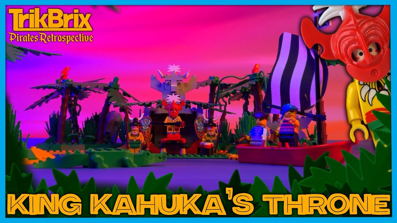 LEGO Pirates 6262 King Kahuka's Throne | Classic 1994 Islanders