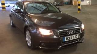 2008 AUDI A4 2.0 TDI SE TURBO DIESEL 6 SPEED VIDEO REVIEW