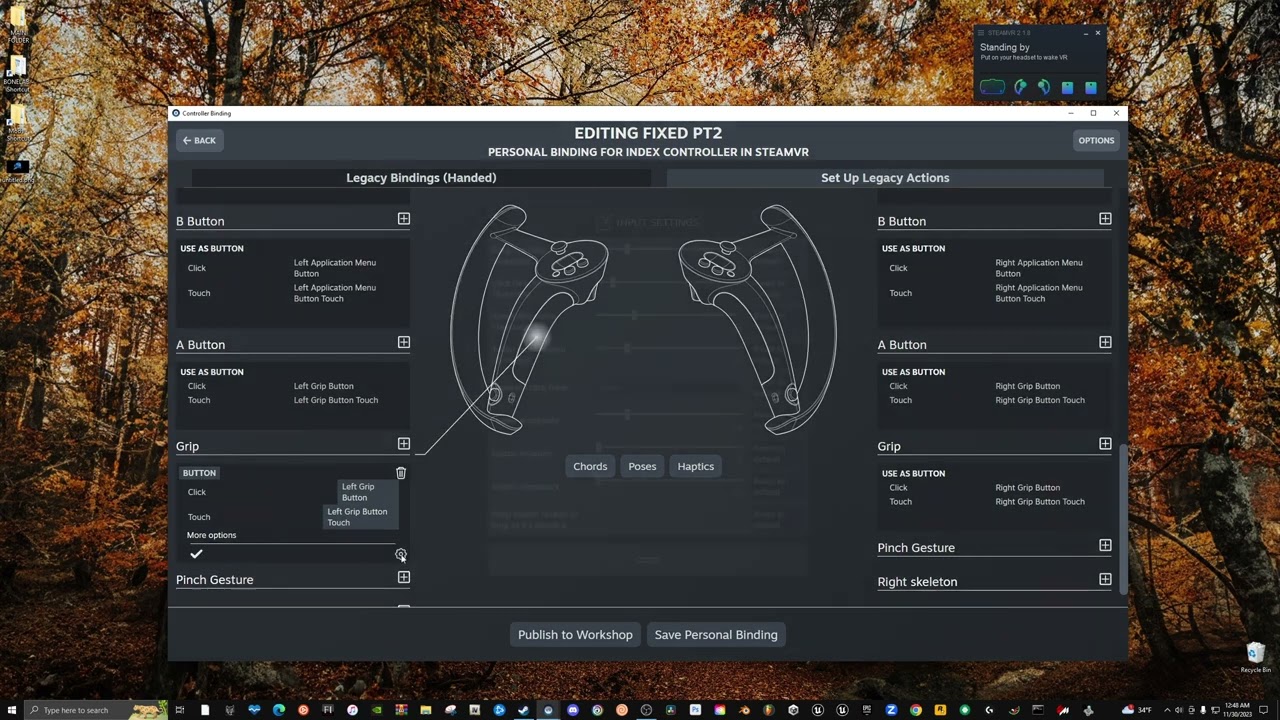 Valve Index Controller Grip Adjustment (Keybinding tutorial)