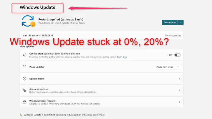 Fix Windows Update Stuck at 0%, 20%, or 100% – Quick and Easy!