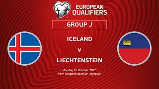 UEFA Euro 2024 Qualifiers - Group J Matchday 8: Iceland v Liechtenstein
