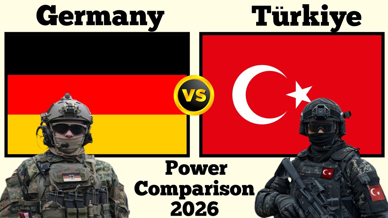 Germany vs Türkiye Military Power Comparison 2026 | Turkey vs Germany Military Power 2026