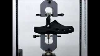Testing a Sandal with ADMET's eXpert 8600 Axial-Torsion Tester