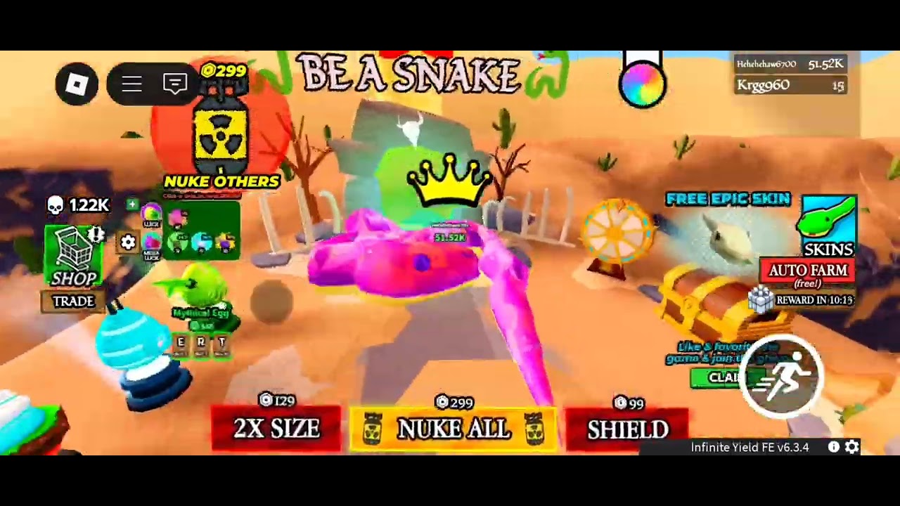 Playing around with kids (or bots they wouldn't talk 😑) Be a Snake