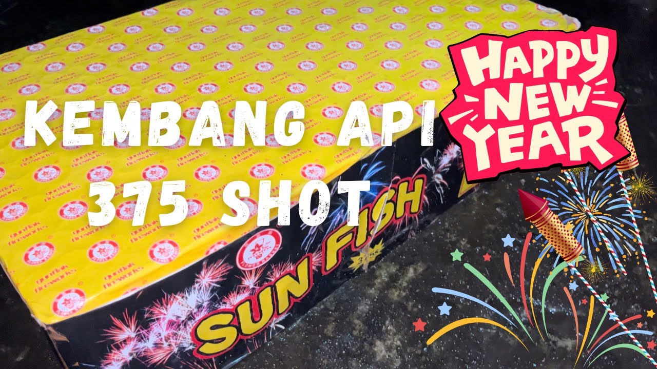 MENYALAKAN KEMBANG API 375 SHOT SPESIAL MALAM TAHUN BARU 2025