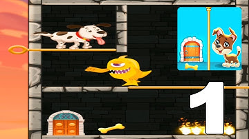 Save the Puppy Gameplay Walkthrough Part 1 Levels 1 28 Android,iOS #Shorts