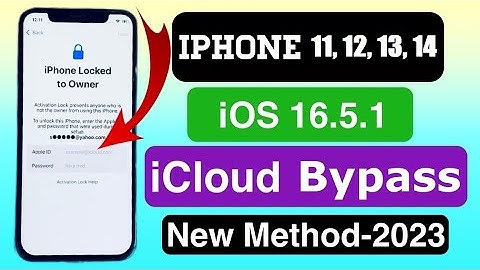 iCloud Bypass iOS 16.5.1 iPhone Locked To Owner Unlock Without Apple iD iPhone 14 13 12 11
