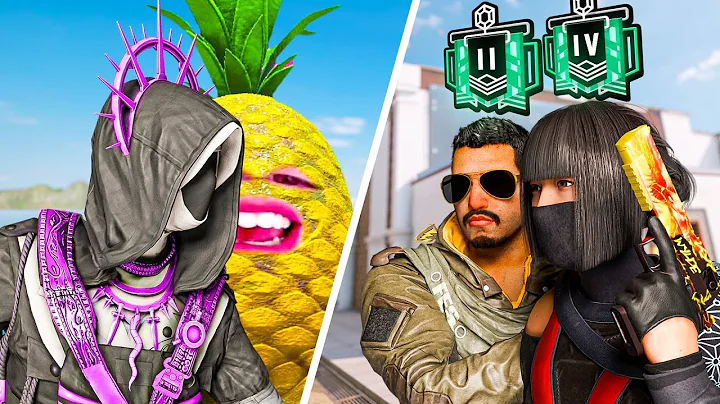 Me and Pineapple 2v2 EVERY RANK Till We Lose