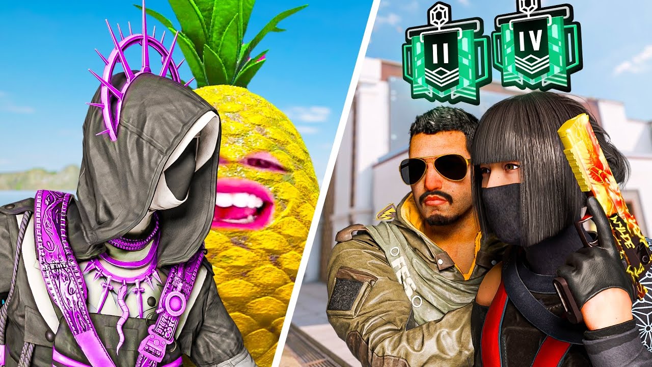 Me and Pineapple 2v2 EVERY RANK Till We Lose