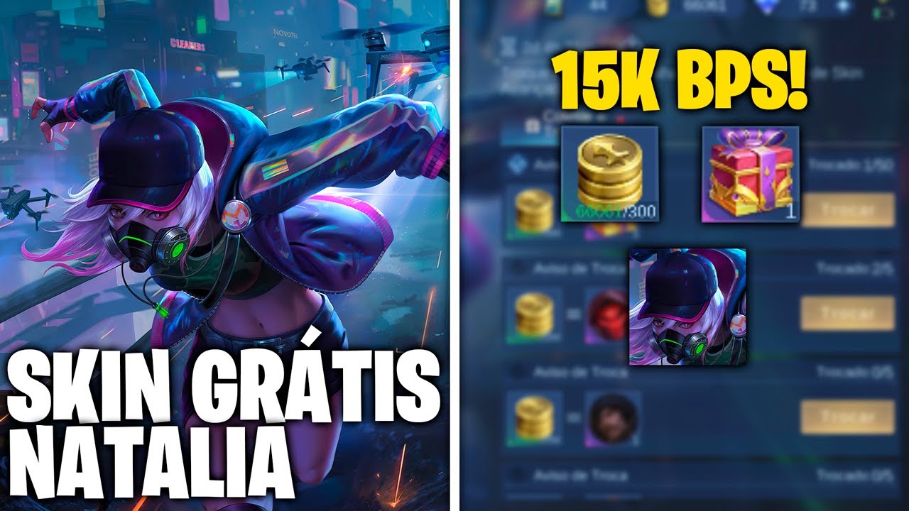 💰𝗘𝗩𝗘𝗡𝗧𝗢 𝗦𝗞𝗜𝗡 𝗚𝗥𝗔́𝗧𝗜𝗦: 15K de bps para pegar a skin da natalia no mobile ...