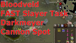 Bloodveld + Cannon spot OSRS + Darkmeyer UNLOCKED FINALLY!